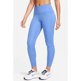 Nike Dri Fit Fast Mid Rise 7/8 Tight Hbr Kadın Toparlayıcı 3 Cebli Koşu Antrenman Taytı Mavi - XS