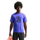 Nike Dri-Fit Hyverse Graphic Fill Erkek Mor Antrenman T-Shirt IF2778-510