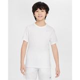 Nike Dri-FIT Miler DD3055-100 Büyük Çocuk (Erkek) Tişört - Beyaz