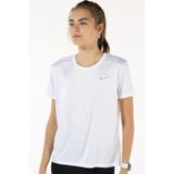Nike Dri-Fit Miller Standart Kesim Kadın Beyaz Spor Tişört