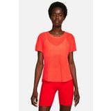 Nike Dri Fit One Breathe Training T-shirt Kadın File Spor Tişört Kırmızı
