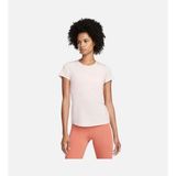Nike Dri-Fit One Slim-Fit Short-Sleeve Kadın Tişört - XS - Pudra