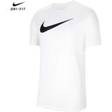 Nike Dri-Fit Park CW6936-100 Kadın T-Shirt Beyaz Nefes Alabilir Kumaş ile Günlük Kullanım İçin - XL