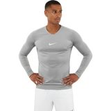 Nike Dri-Fıt Park Erkek Uzun Kollu Antrenman Tişört - Gri