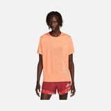 Nike Dri-Fit Rise 365 Trail Running Short-Sleeve Erkek Spor T-Shirt - XL - Turuncu