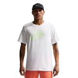 Nike Dri-Fit Run Swoosh Erkek Beyaz Koşu T-Shirt IH4238-103