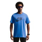 Nike Dri-Fit Run Swoosh Erkek Mavi Koşu T-Shirt IH4238-452