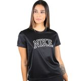 Nike Dri-Fit Swoosh Graphic Running Short-Sleeve Siyah Kadın Tişört