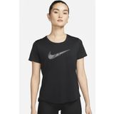 Nike Dri-Fit Swoosh Hbr Short-Sleeve Siyah Kadın Spor Tişört