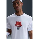 Nike Dri-Fıt Tee Oc 3 Graphic White Tshirt Erkek Grafik Baskılı Tişört Beyaz - M