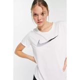 Nike Dri Fit Tee Training Running Tee Sırt Hava Panelli Koşu Spor Antrenman Tişörtü Beyaz - XS