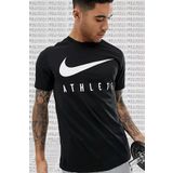 Nike Dri Fit Training Cotton Tee Short Sleeve Baskılı Siyah Tişört