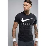 Nike Dri-Fit Training Swoosh Erkek Tişört - M - Siyah