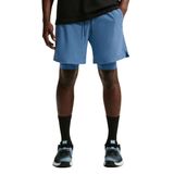 Nike Dri-Fit Unlimited 7" 2in1 Erkek Mavi Antrenman Şort DV9334-459