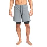 Nike Dri-Fit Unlimited 7in 2in1 Erkek Gri Antrenman Şort DV9334-084