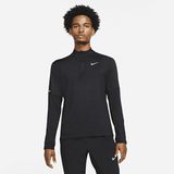 Nike Dri-Fit Yarım Fermuarlı Erkek Koşu Üstü - Siyah - XL
