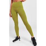 Nike Dri Fit Zenvy Gentle Support High Waisted 7/8 Leggings Kadın Yüksek Bel İç Cepli Spor Tayt Yosun Yeşili