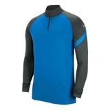 Nike Dry Acdpr Driltop BV6916-406 Erkek Uzun Kollu Üst Mavi Standart Kesim Rahat Tasarım