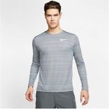 Nike Dry Miler Top Ls Erkek Tişört AJ7568-084 - Gri
