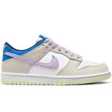 Nike Dunk Low GS Leather Sneaker Hakiki Deri Beyaz Mor Günlük Unisex Spor Ayakkabı