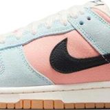 Nike Dunk Low Leather Unisex Sneaker Hakiki Deri Mavi Pembe Spor Ayakkabı