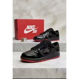 Nike Dunk Low Retro Rugan Siyah Kırmızı Ayakkabı
