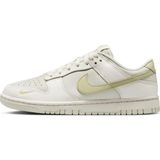 Nike Dunk Low Womens Leather Sneaker Hakiki Deri Kadın Günlük Spor Ayakkabı Krem