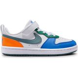 Nike DV5457 Court Borough Low Recraft Kız Çocuk Spor Ayakkabı - Beyaz - Çok Renkli