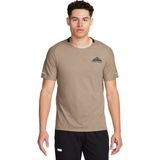 Nike DV9305-247 Kahverengi Dri-Fit Solar Koşu Erkek T-Shirt