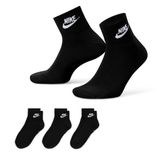 Nike DX5074-010 Sportswear Everyday Essential Günlük Stil Siyah Unisex Çorap