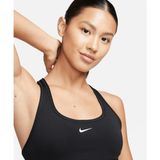 Nike DX6817-010 Siyah Swoosh Light Support Kadın Sporcu Sütyeni