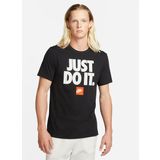 Nike DZ2989-010 Siyah Sportswear Verbiage Erkek Günlük Stil T-Shirt