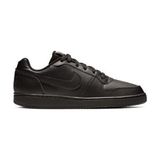 Nike Ebernon Low Siyah Erkek Spor Ayakkabı Bağcıklı Taban Tekstil Malzeme