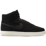 Nike Ebernon Mid Leather Womens Sneaker Black Deri Kadın Spor Ayakkabı Siyah