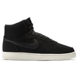 Nike Ebernon Mid Leather Womens Sneaker Black Hakiki Deri Siyah Kadın Spor Ayakkabı