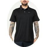 Nike EF-4481 Erkek Battal Polyester Mesh Polo Yaka T-Shirt - XL - Siyah