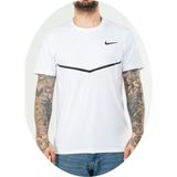 Nike EF-4571 Erkek Polyester Mesh T-Shirt - 2XL - Beyaz