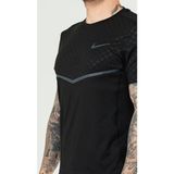 Nike EF-4571 Erkek Polyester Mesh T-Shirt - Siyah