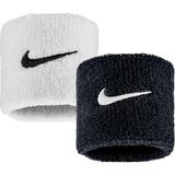Nike El Bilekliği Havlu Bileklik Siyah - Beyaz Renk Seçeneği ile Pamuk Malzeme - Standart
