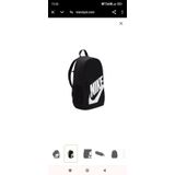 Nike Elementel Okul Sırt Çantası Siyah - Beyaz