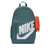 Nike - Elmntl Shoebox üniseks sırt çantası, çocuklar ve gençler için, Mineral arduvaz / turuncu/beyaz, Rozmiar uniwersalny