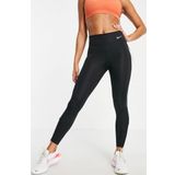 Nike Epic Faster Mid Rise 7/8 Running Leggings 3 Cepli Toparlayıcı Siyah Tayt
