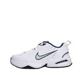 Nike Erkek Air Monarch IV fitness ayakkabısı,Weiß Midnight Navy Metallic Silver,40.5 EU