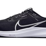 Nike Erkek Air Zoom Pegasus 40 Spor Ayakkabı Sneaker, Siyah Beyaz Demir Gri., 9.5