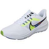 Nike Erkek Air Zoom Pegasus Sneaker, Beyaz Siyah Zirve Beyaz Volt 100, 45 EU