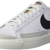 Nike Erkek Blazer Low 77 Vintage spor ayakkabı, Beyaz Siyah Sail, 46 EU