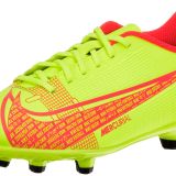 NIKE Erkek Çocuk Jr Vapor 14 Club Fg/Mg Futbol Ayakkabısı, Siyah Siyah Demir Gri, 35 EU