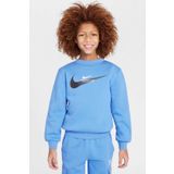 Nike Erkek Çocuk Mavi Sweatshirt S Beden B NSW SI FLC CREW BB Modeli