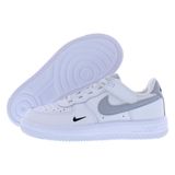 Nike Erkek Çocuk Nike Force 1 Low Easyon Af1 Leather Unisex Sneaker White Unisex Lastik Bağcıklı Hakiki Deri Günlük Çocuk Spor Ayakkabı B Shoes