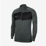 Nike Erkek Düz Desenli M Nk Df Acdpr Jkt K Sweatshirt BV6918_069 Rahat Kesim Gri